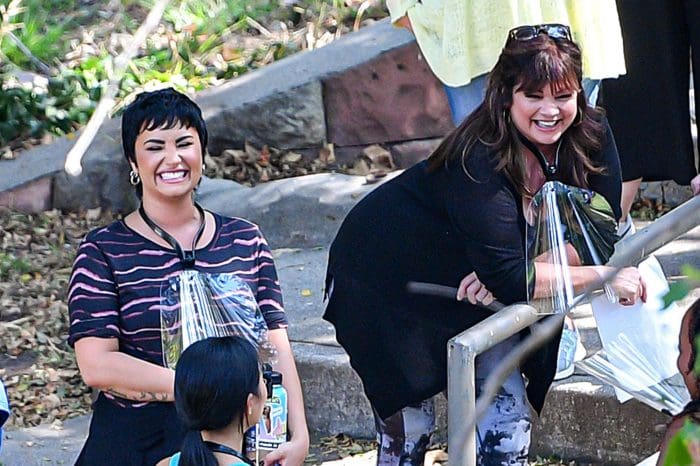 Valerie Bertinelli And Demi Lovato Spotted On The Set Of Their New Show 'Hungry!'