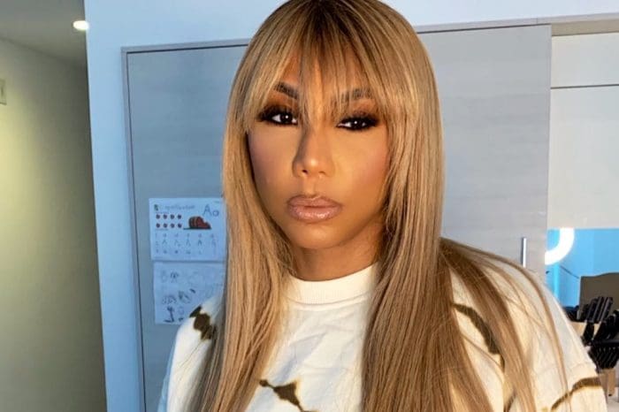 Tamar Braxton Shows Off Her Curves In This Black Skimpy Outfit