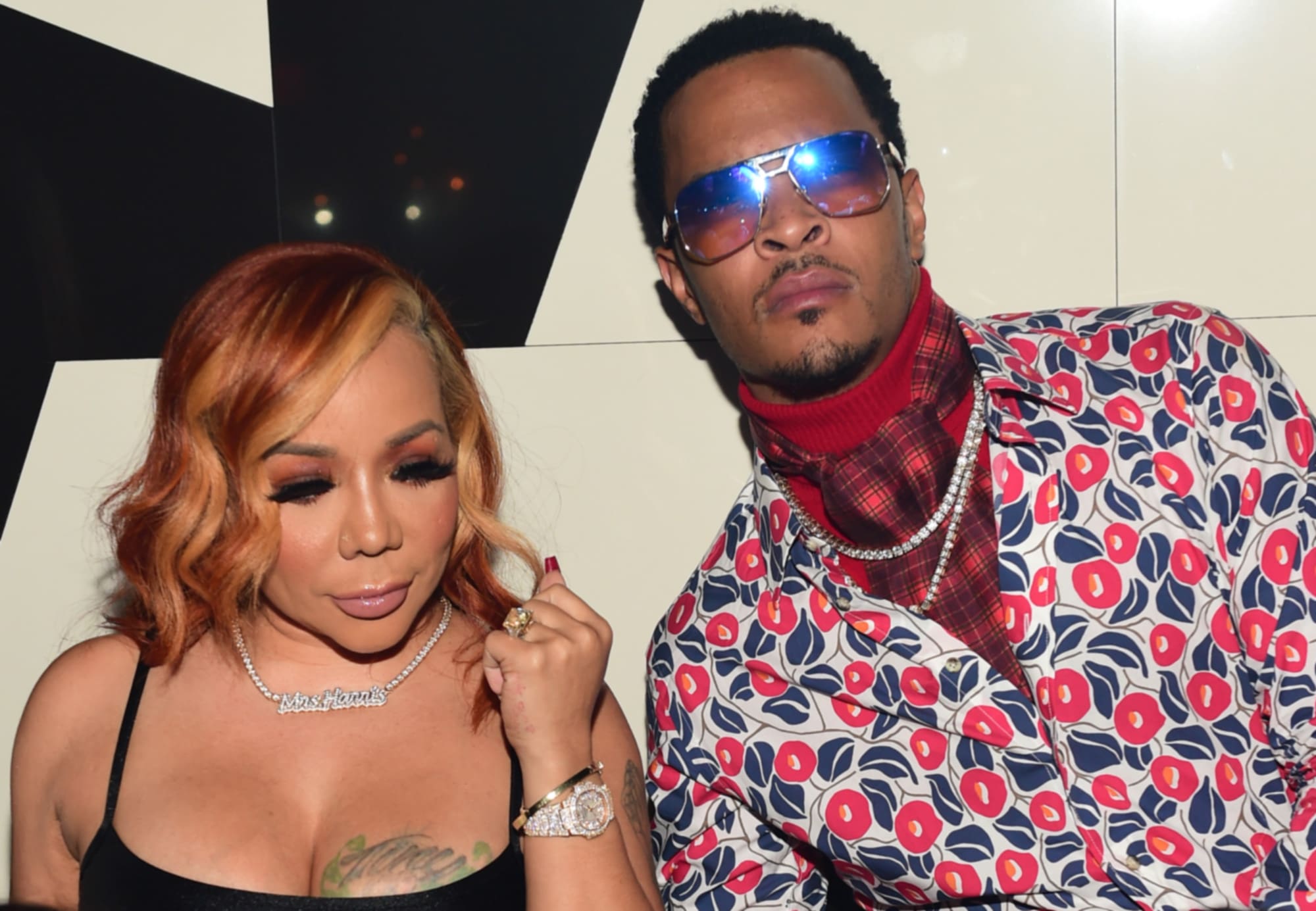 Tiny Harris And T.I. Meet The Queen Of Roast In Miami - Fans Are Here For The Fun
