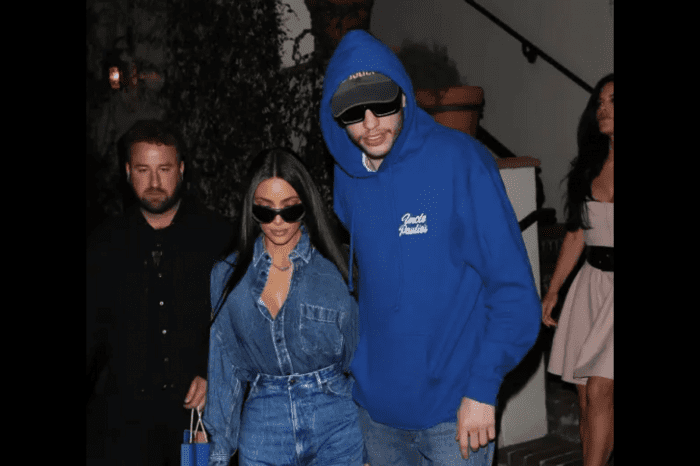 Who did Kim Kardashian and Pete Davidson double date with?