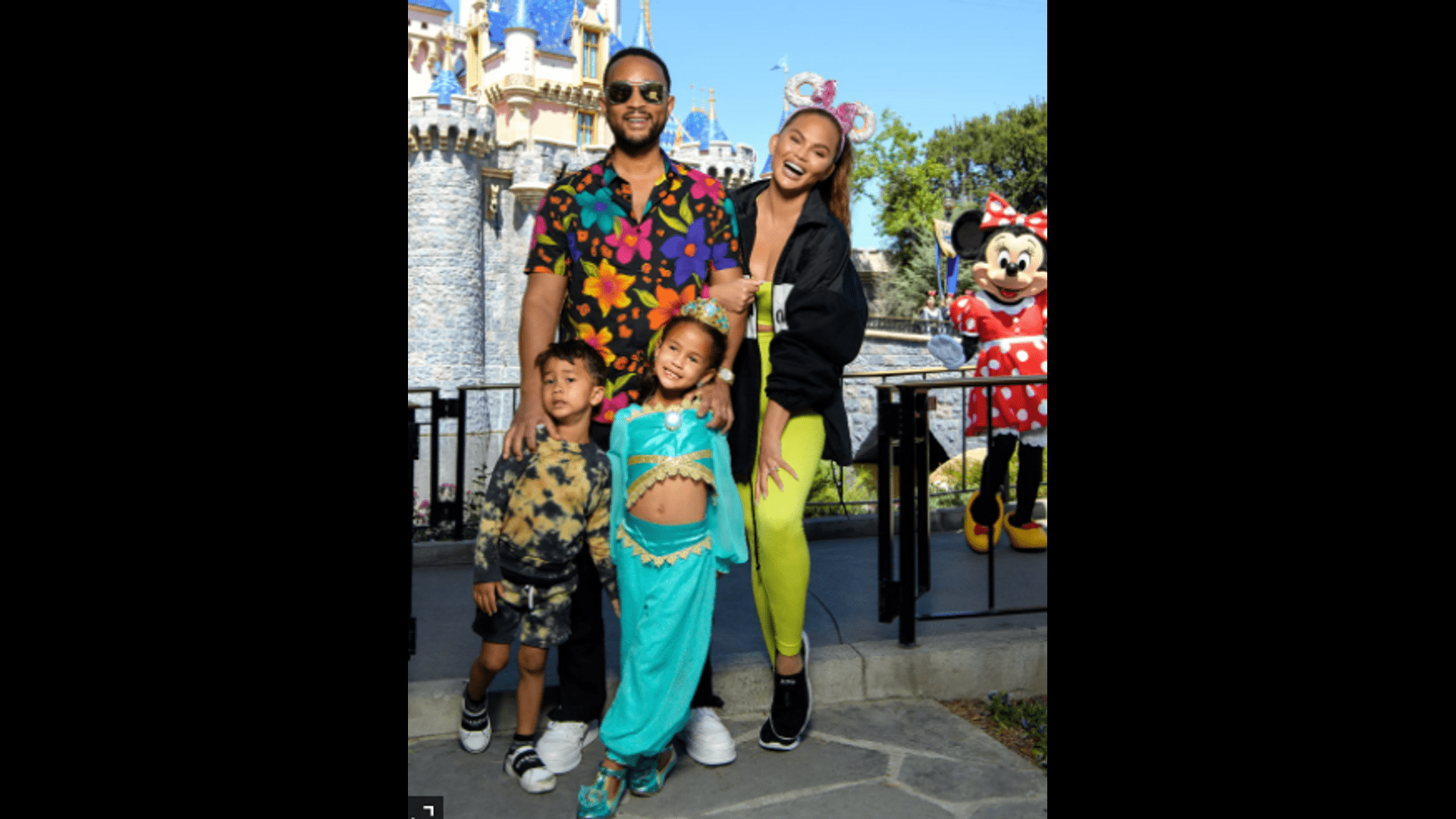Chrissy Teigen and John Legend celebrate their daughter's 6th birthday at Disneyland