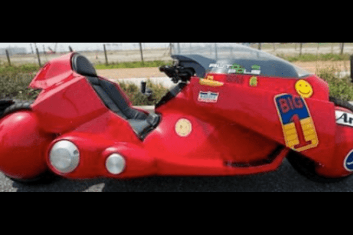 From Akira, the Kaneda motorcycle becomes real with this amazing replica