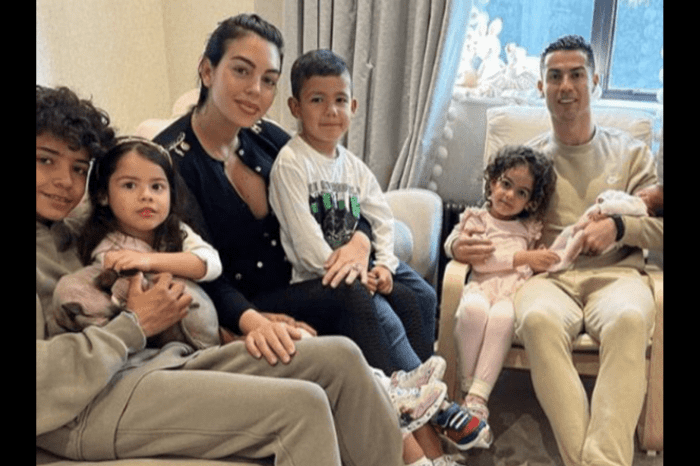 Cristiano Ronaldo shares their first family photo with newborn daughter