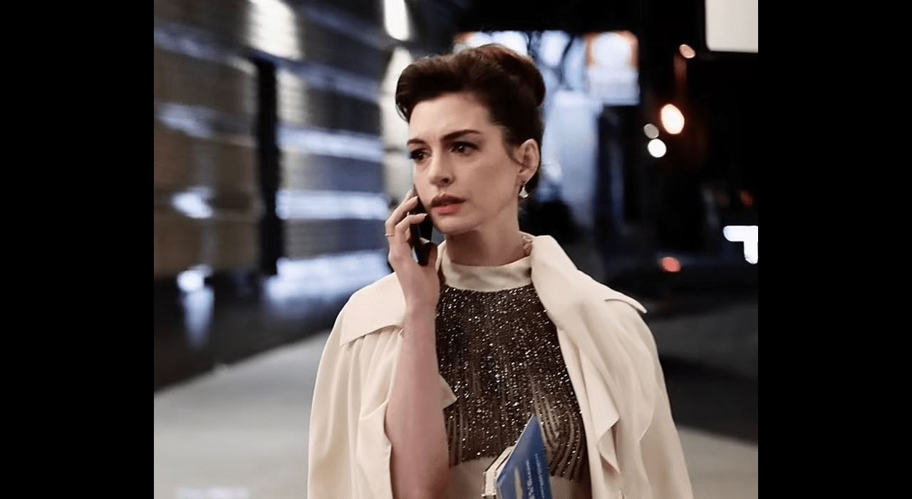See how amazing Anne Hathaway looks on the set of her new project.