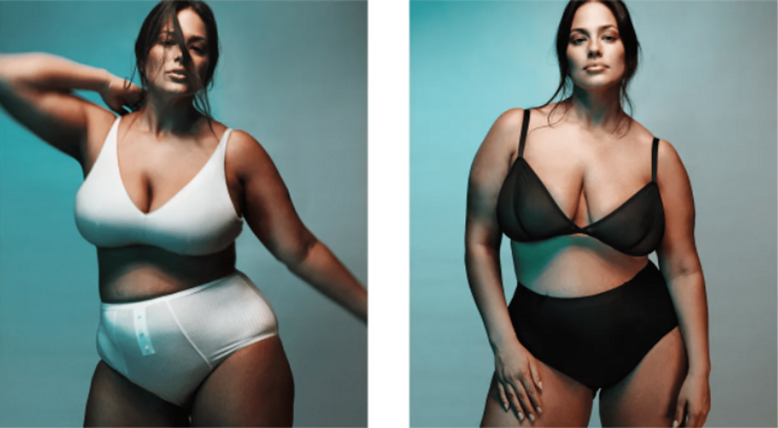 Plus-size model Ashley Graham has teamed up with Knix to launch a lingerie line