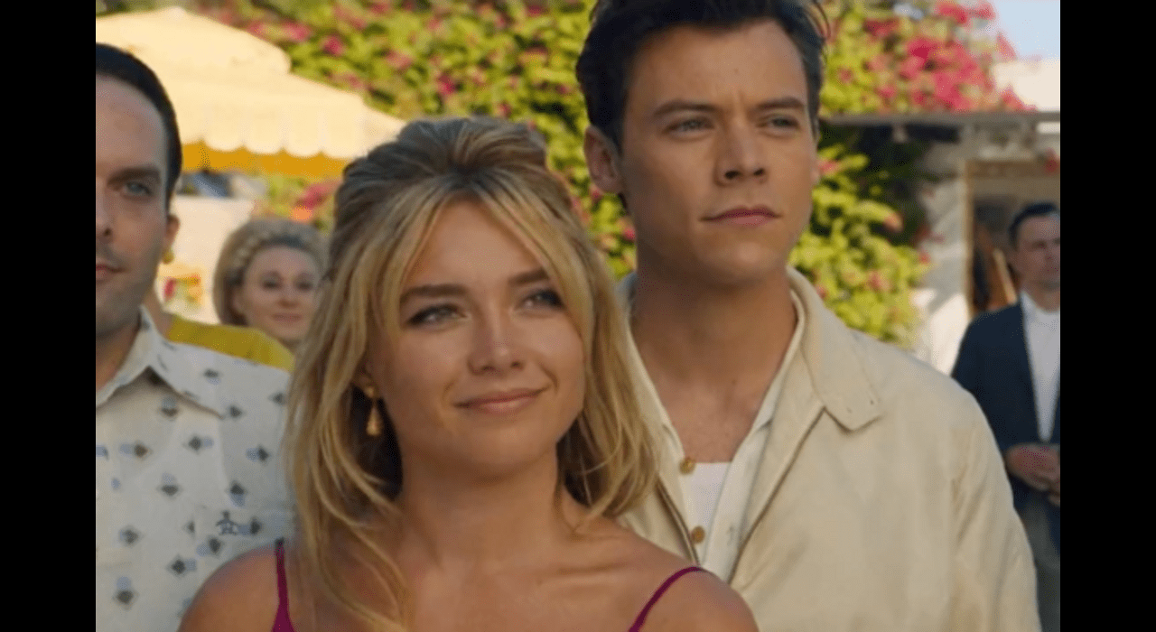 Harry Styles and Florence Pugh in the first trailer for Don't Worry, darling