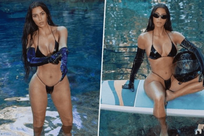 Kim Kardashian posed in a bikini for the cover of Sports Illustrated Swimsuit
