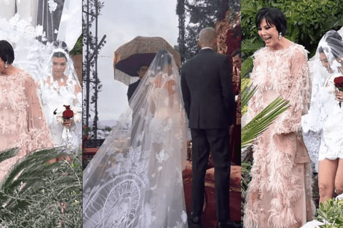 Spectacular images of the Kardashian-Jenner clan at the Italian wedding of Kourtney Kardashian and Travis Barker