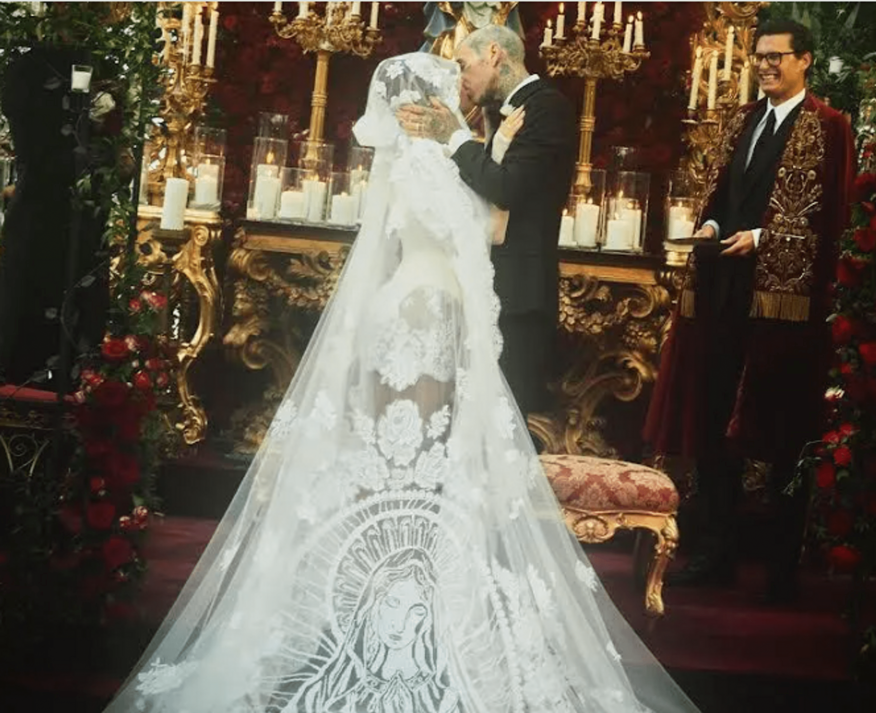 Kourtney Kardashian and Travis Barker's wedding was sponsored by Dolce & Gabbana