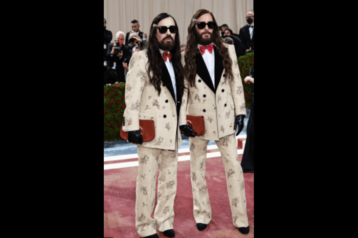 On the occasion of the Met Gala, Jared Leto and Alessandro Michele became twins