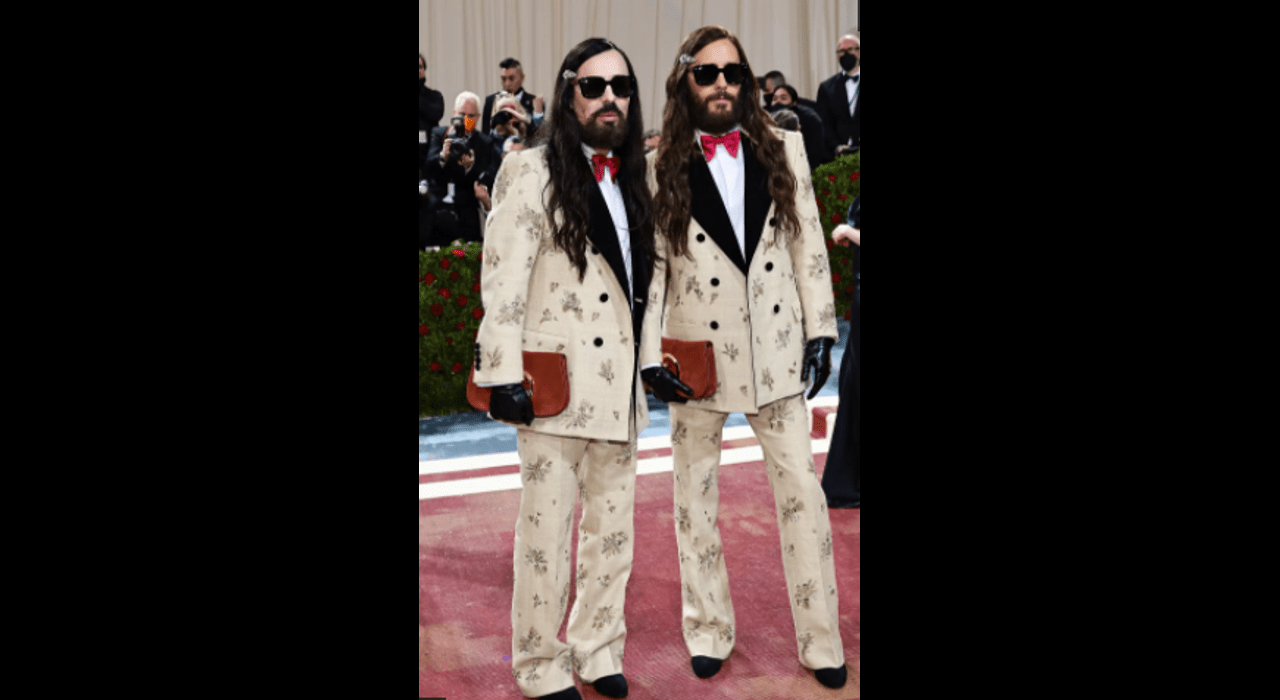 On the occasion of the Met Gala, Jared Leto and Alessandro Michele became twins