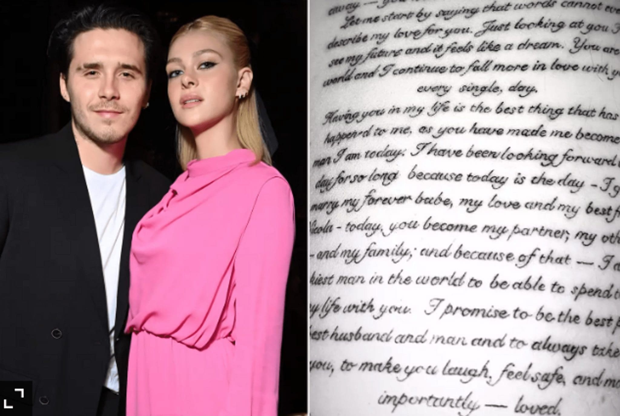 Brooklyn Beckham obtains a new tattoo of his wedding vows as a sign of love for Nicola Peltz