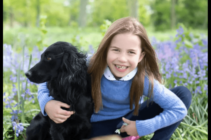 Princess Charlotte is 7! Kate Middleton took new photos of her daughter in an embrace with her beloved dog