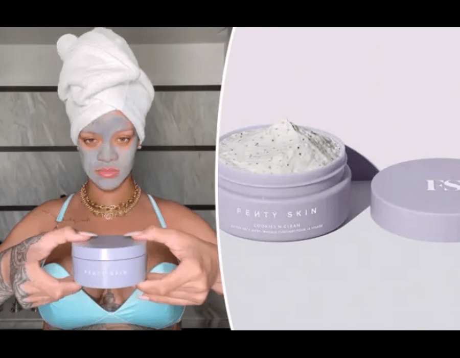 Rihanna showed how she takes care of her skin every day