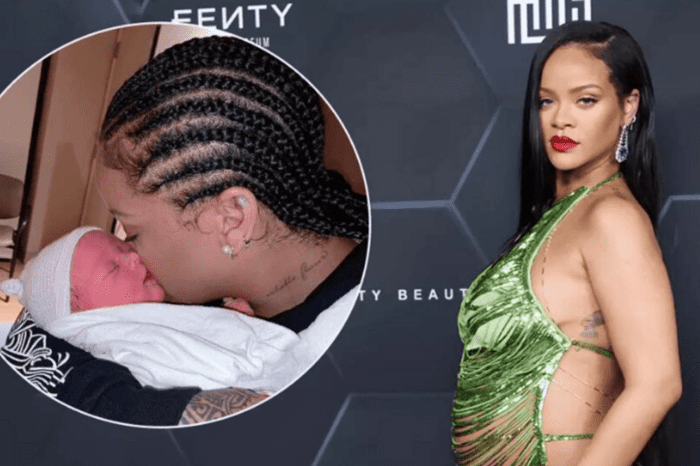 Rihanna gave birth to a son
