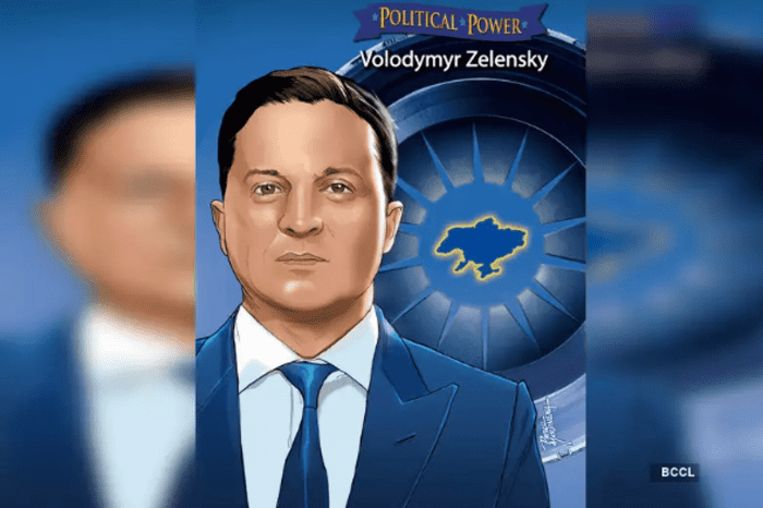 A comic book about the life of Ukrainian President Volodymyr Zelenskyy has been released