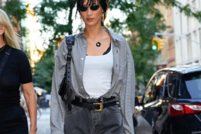 Bella Hadid has lost so much weight that now her jeans are held only by two belts at once