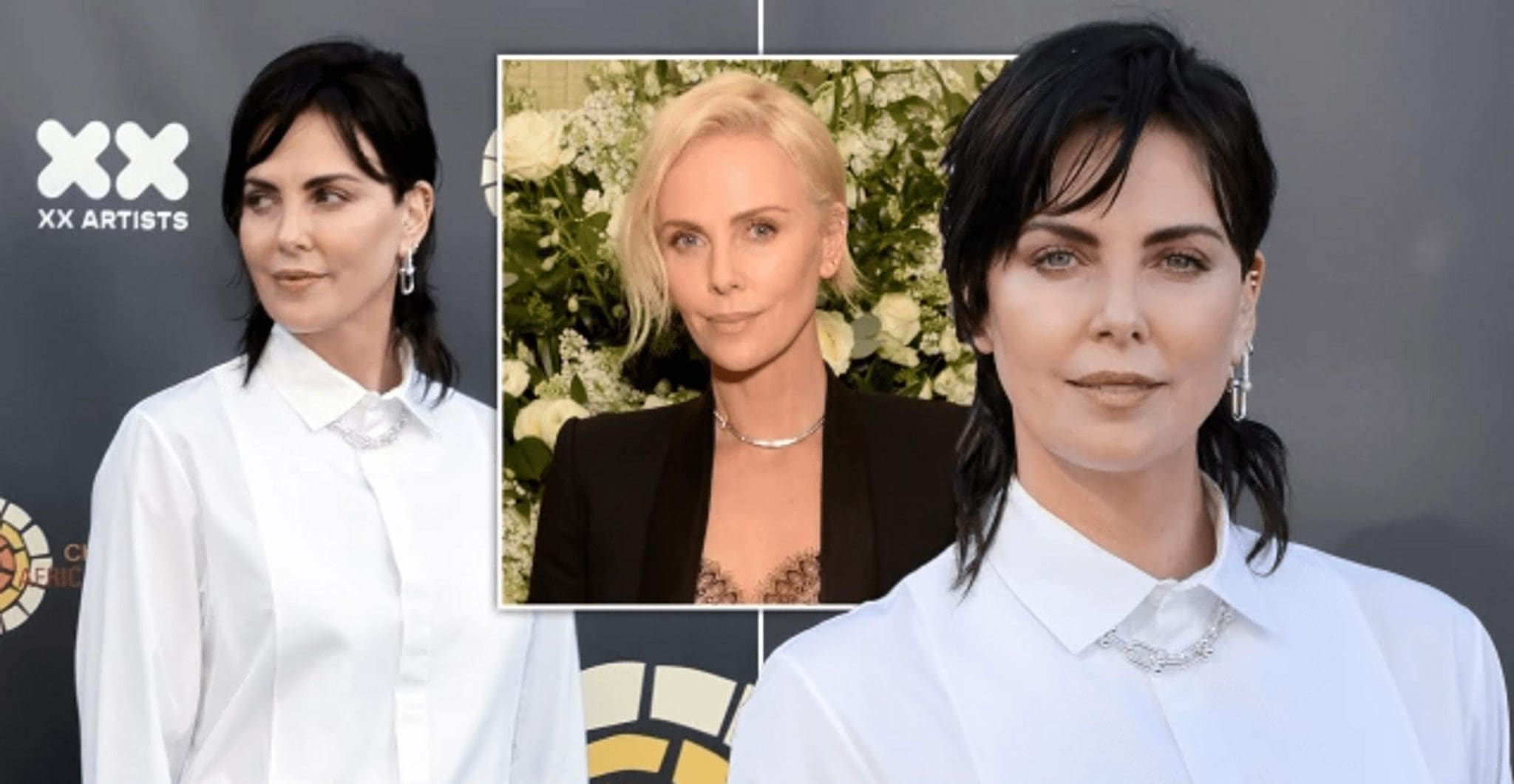 Charlize Theron surprised fans with a beautiful look