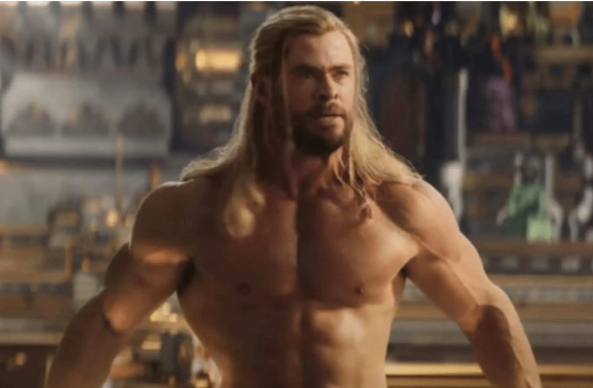 Thor: Love and Thunder, Chris Hemsworth expose Russell Crowe calmed him while filming a nude scene