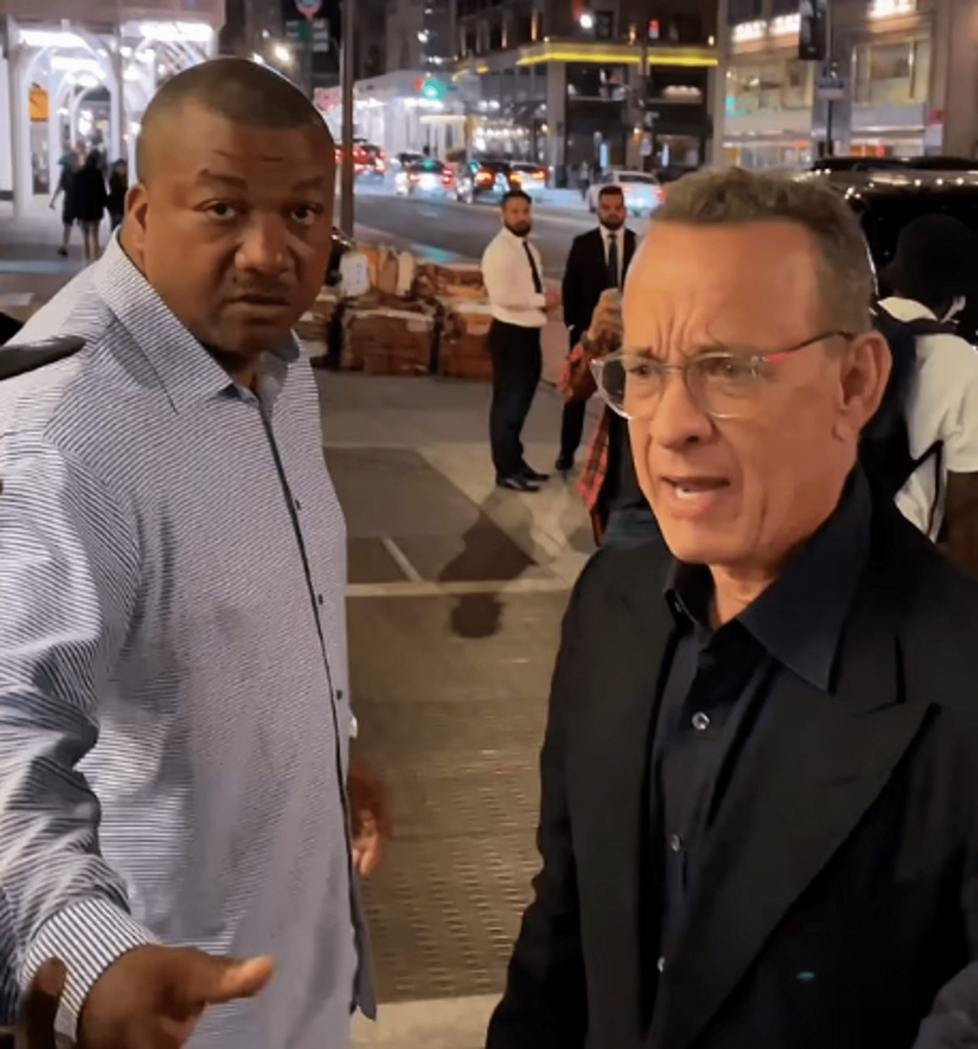 Tom Hanks responded to fans who knocked Rita Wilson off her feet