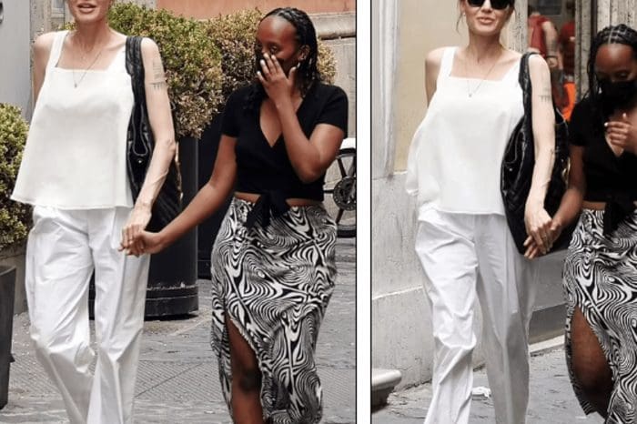 Angelina Jolie and her daughters show what to wear when it's hot outside, like in Italy