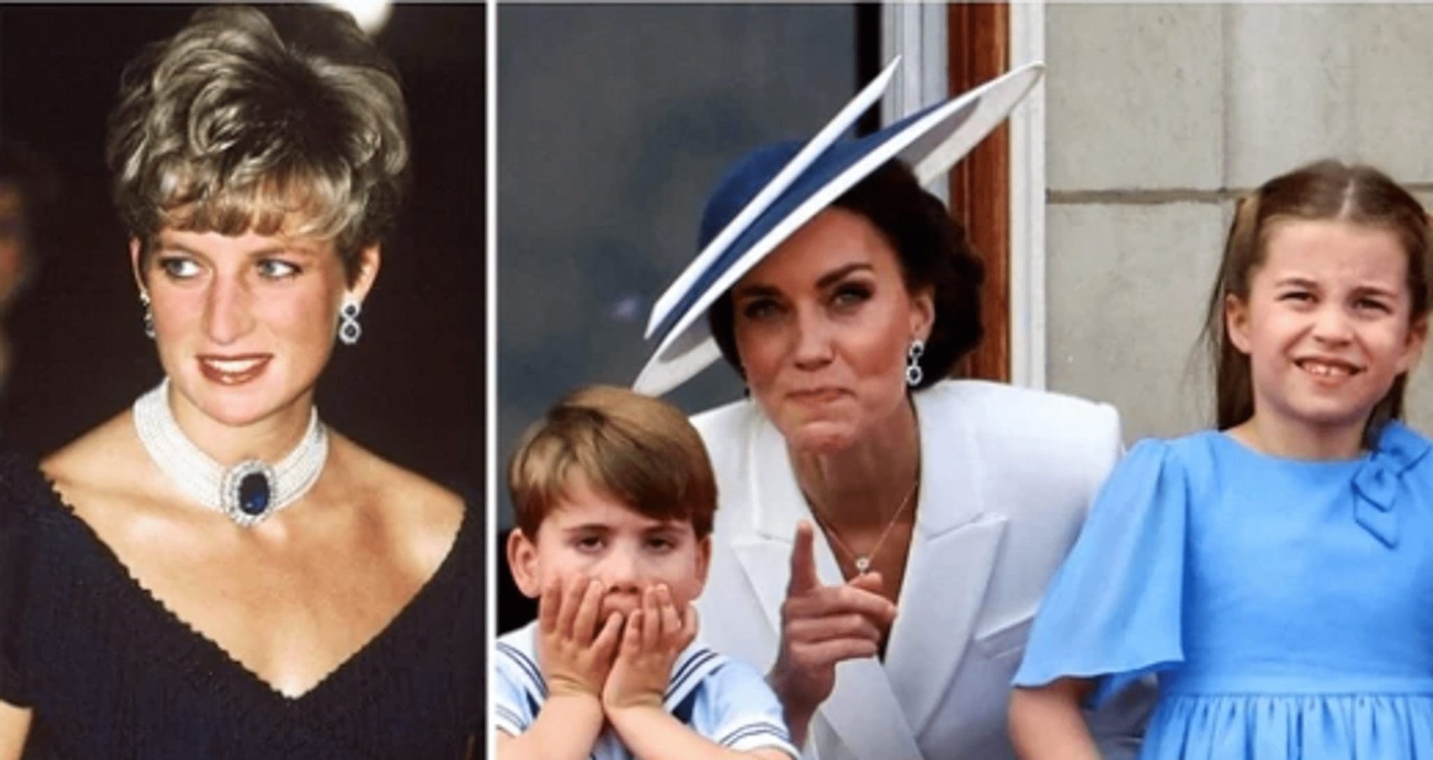 Kate Middleton, at the Queen's Platinum Jubilee, repeated the image of the Princess of Wales
