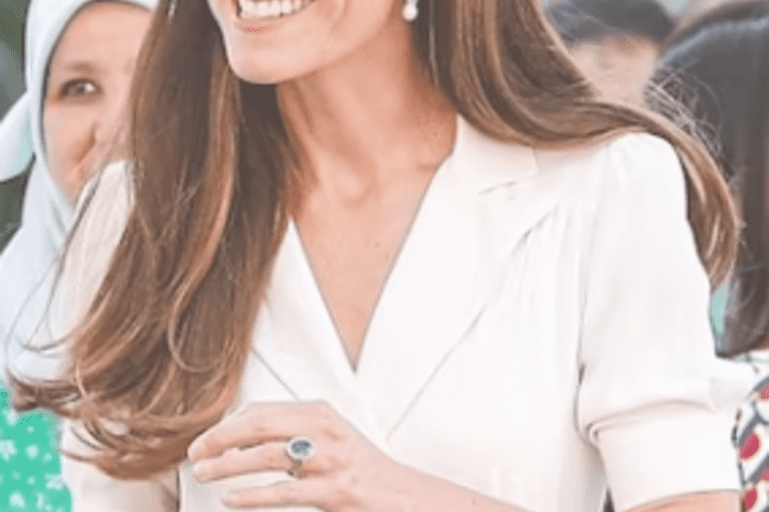 Look at Kate Middleton in a white dress perfect for summer outings