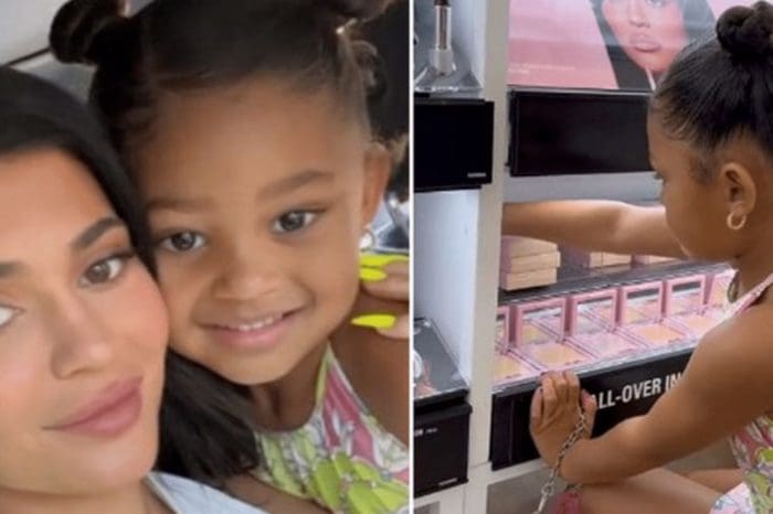 How Kylie Jenner teaches her daughter Stormi to go beauty shopping in childhood