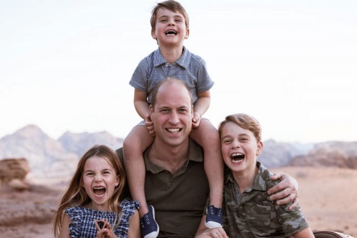 Unofficial portrait of Prince William with children was published on the occasion of Father's Day