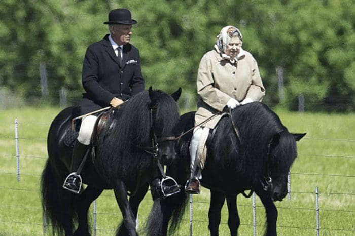 Queen Elizabeth II returned to horseback riding after a prolonged illness