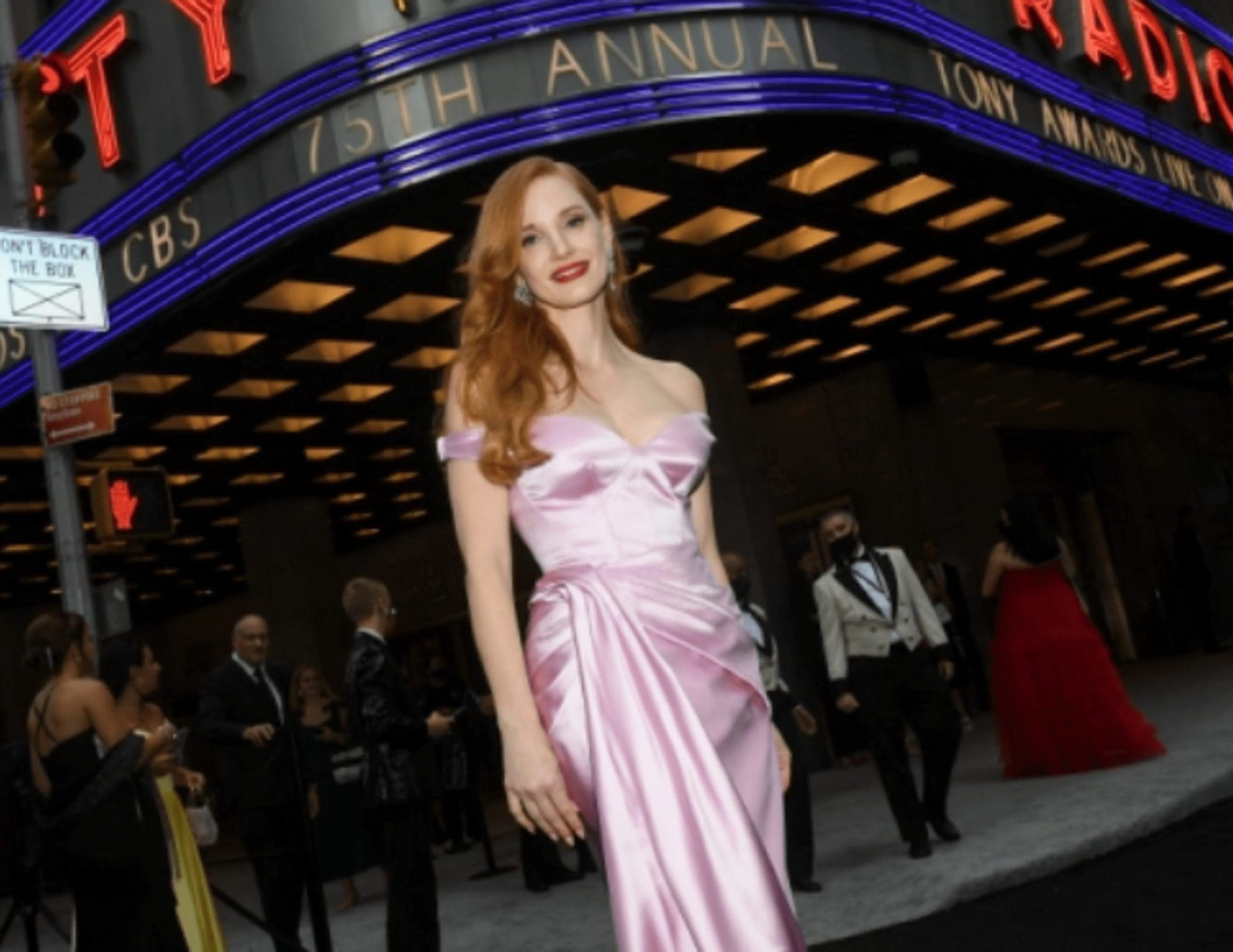 Jessica Chastain in pink Gucci and other stars on the red carpet of the Tony Awards 2022