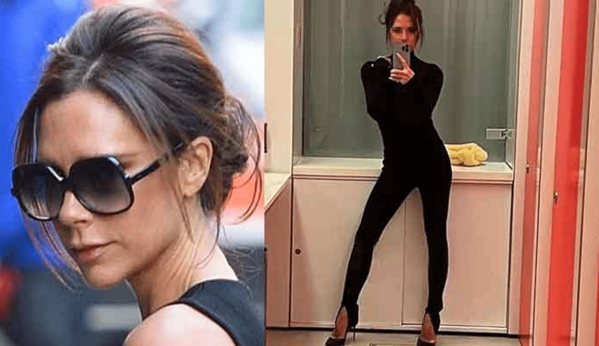 Victoria Beckham showed a spectacular restrained image that emphasizes the figure