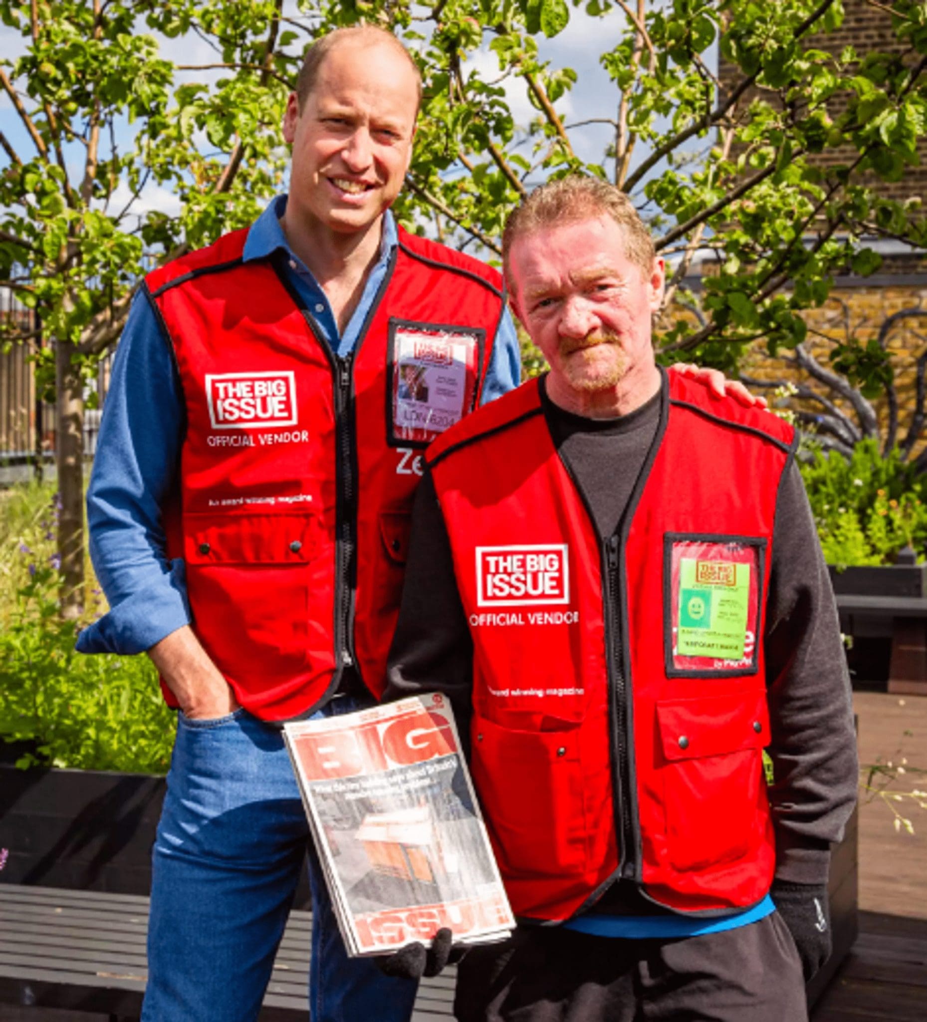 Prince William became the subject of a special issue of the social magazine The Big Issue
