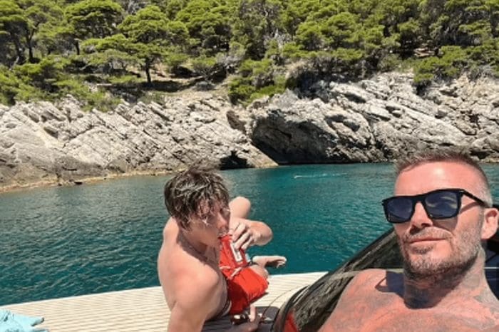David Beckham Shared A Picture Of His Youngest Kid Cruz Beckham And Him On Vacation In Croatia