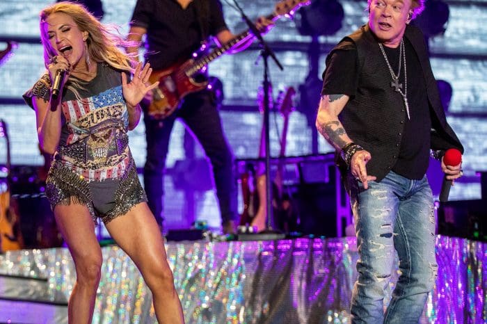 Carrie Underwood And GunsnRoses Had A Concert And Carrie Was Thrilled