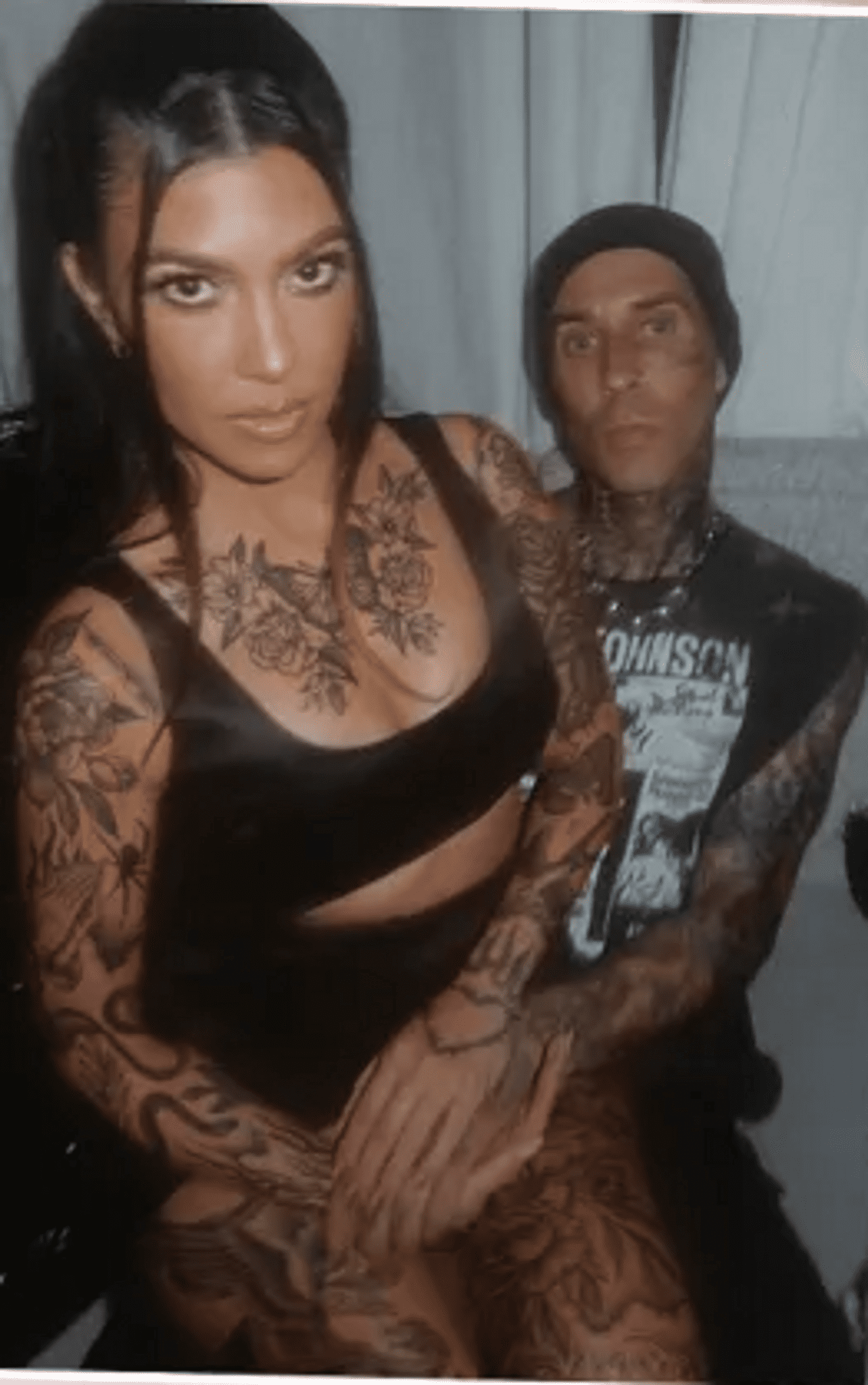 Kourtney Kardashian tattooed Travis Barker