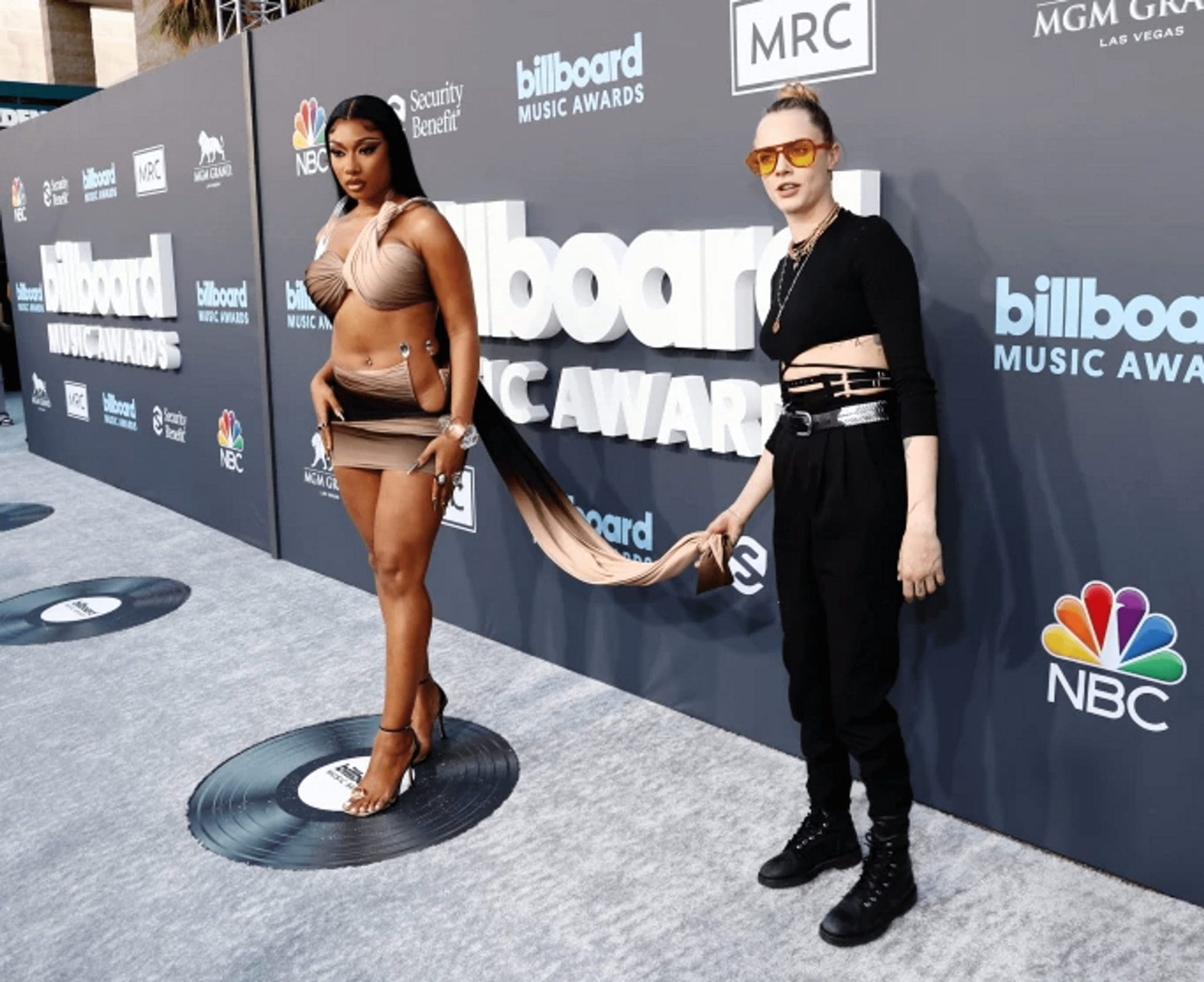 At The Billboard Music Awards, Cara Delevingne Publicly Responds To The Viral Megan Thee Stallion Antics