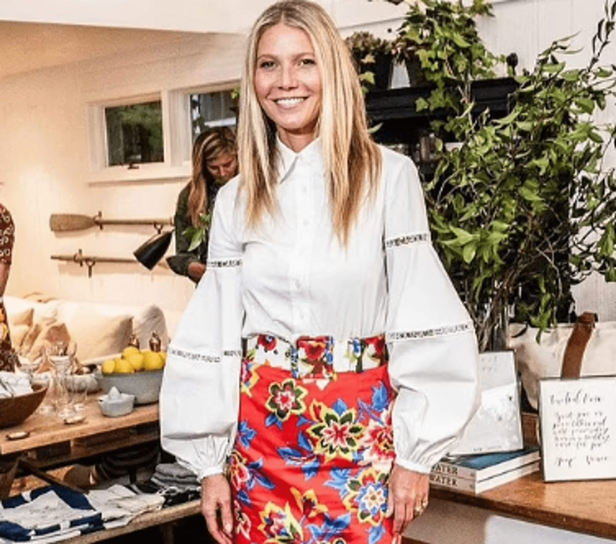 Gwyneth Paltrow Poses Topless For Her Brand's Ad Campaign