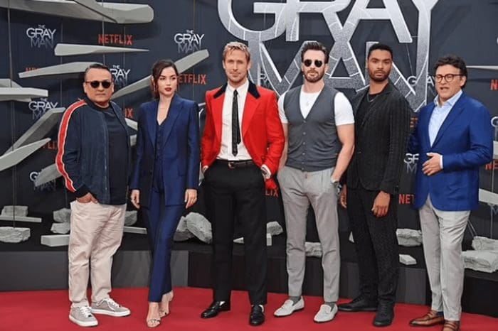 The Launch Of Netflix's Most Costly Action Film The Gray Man Featured Ryan Gosling Wearing A Red Jacket, Chris Evans, And Ana De Armas