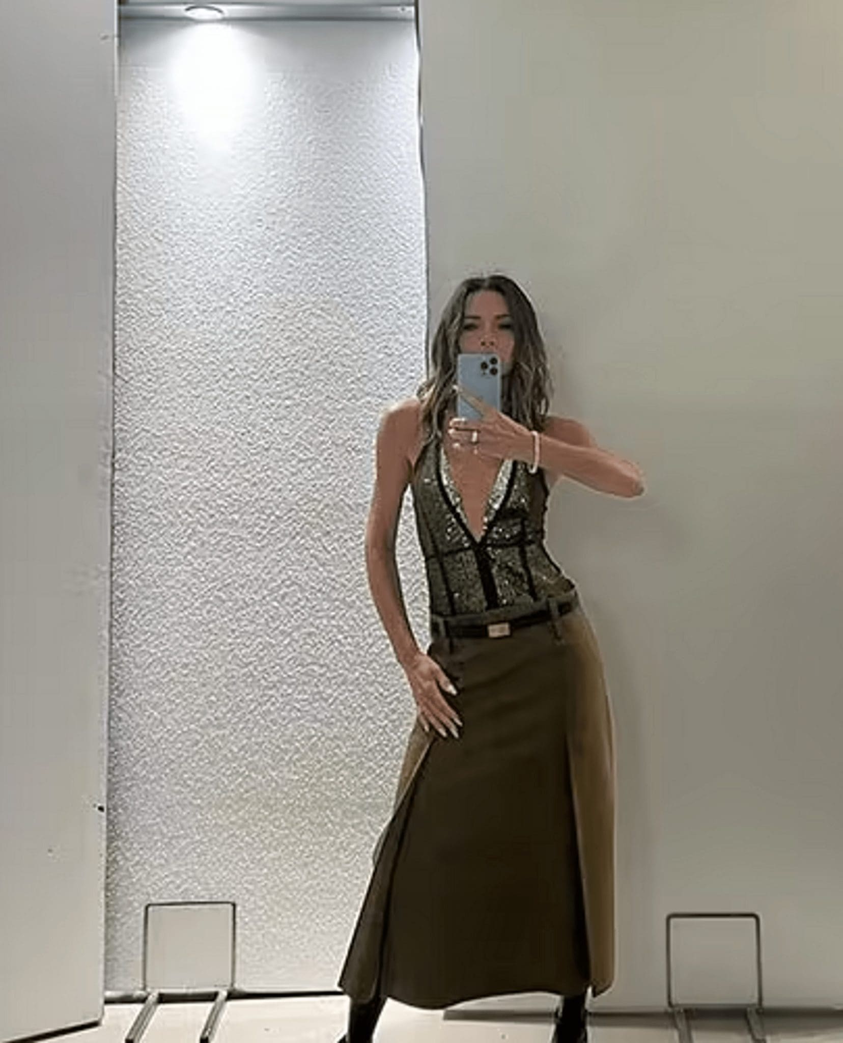 Fans Are Chatting About Victoria Beckham's Revealing Mesh Top And Mermaid Bodysuit