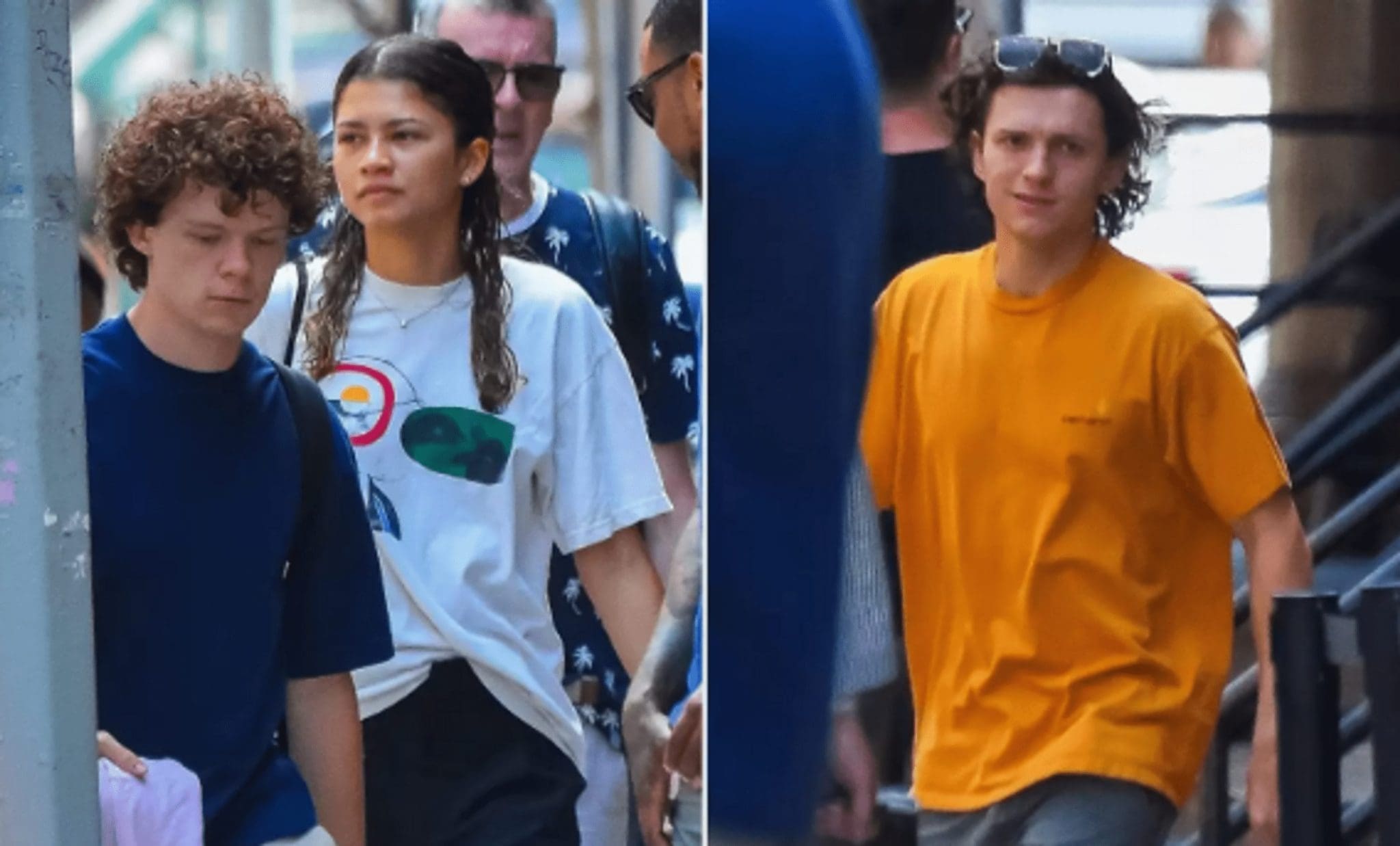 In New York City, Tom Holland And Zendaya Choose A Takeout Meal