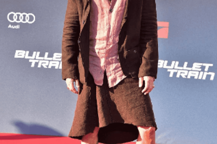 The Reason Why Brad Pitt Wore A Skirt To A Movie Premiere Of Bullet Train Is Explained
