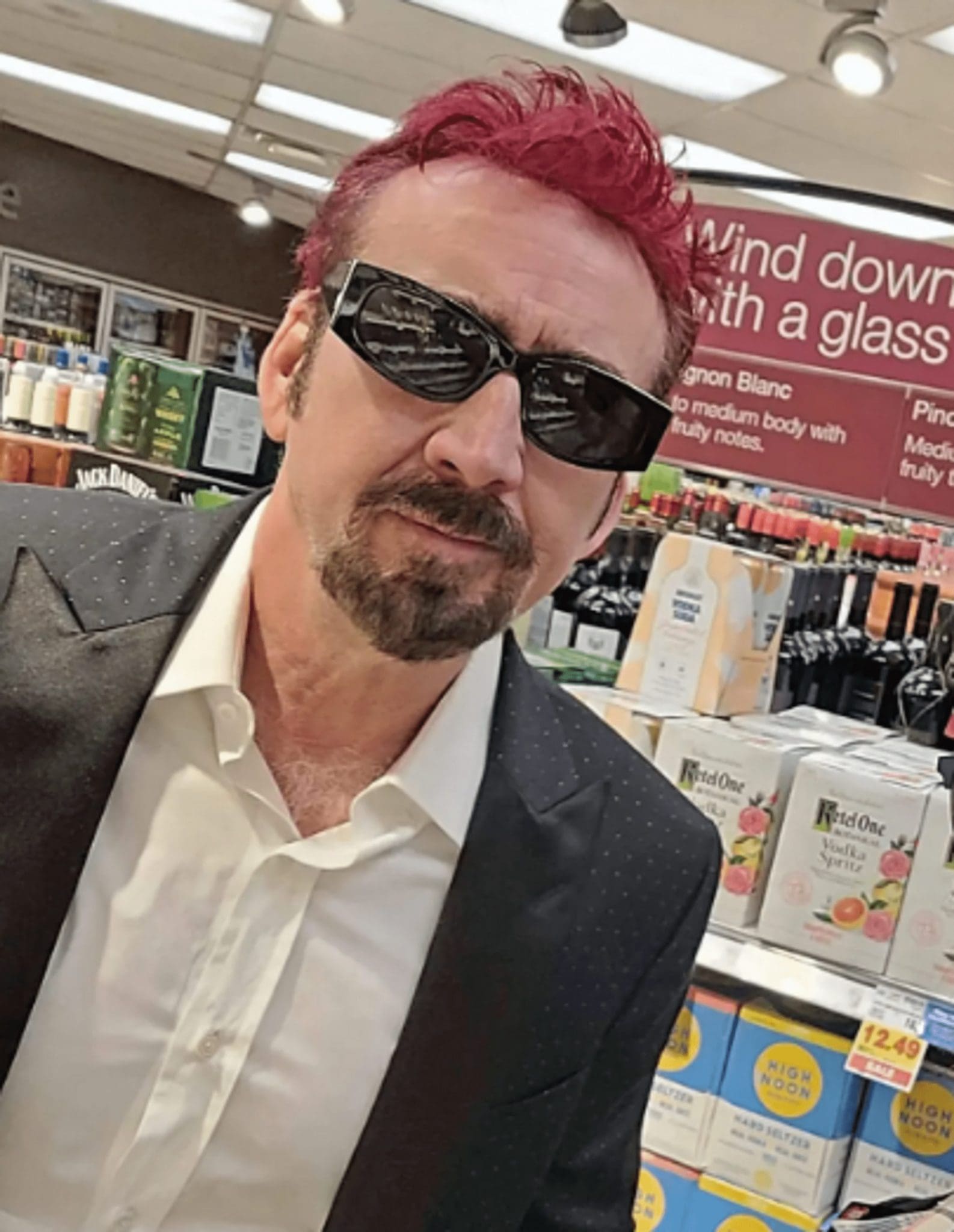 Nicolas Cage Surprises Fans By Sporting Blazing Red Hair