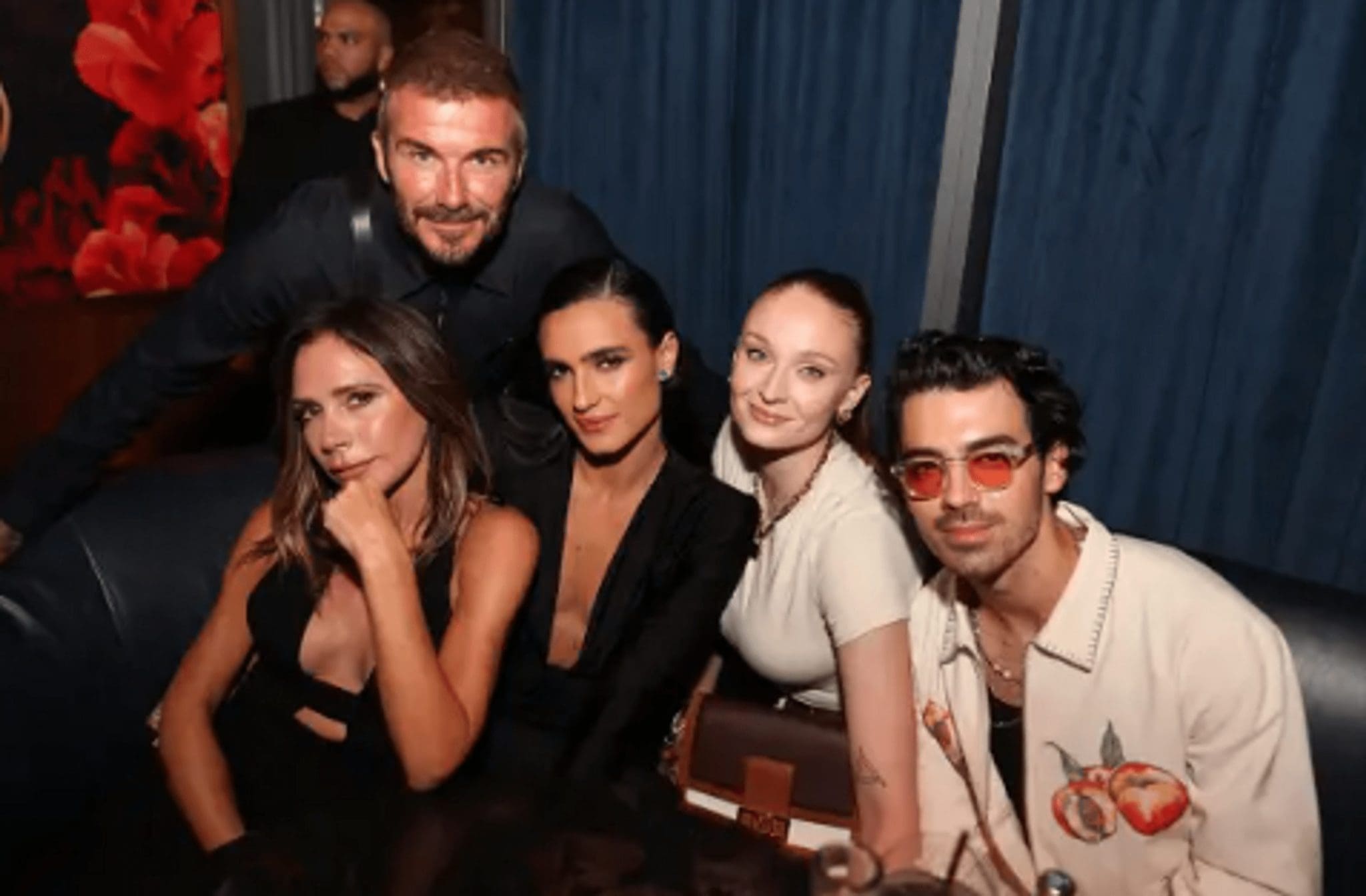 With His Wife Sophie Turner, David, And Victoria Beckham, Joe Jonas Enjoys His B'Day Over The Weekend In Miami