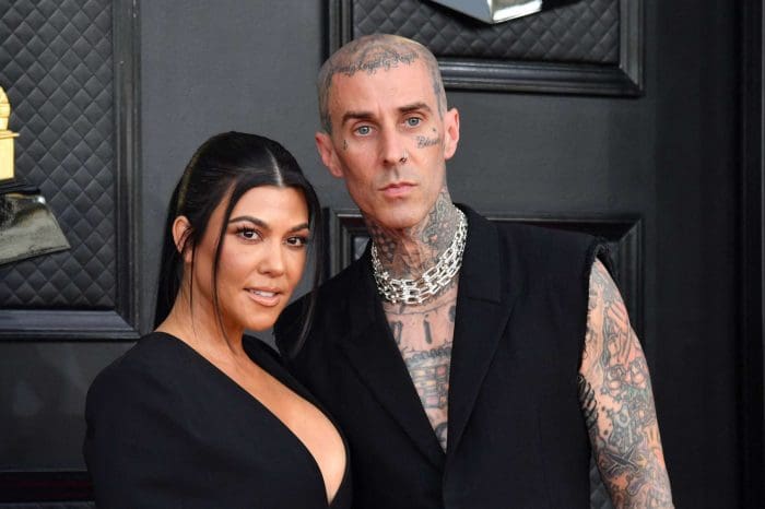 Kourtney Kardashian And Travis Barker Are Seen Posing At A Truck Stop