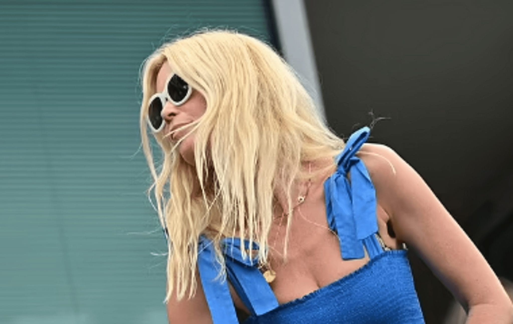 On Sunday, Claudia Schiffer Escaped Her Hectic Schedule