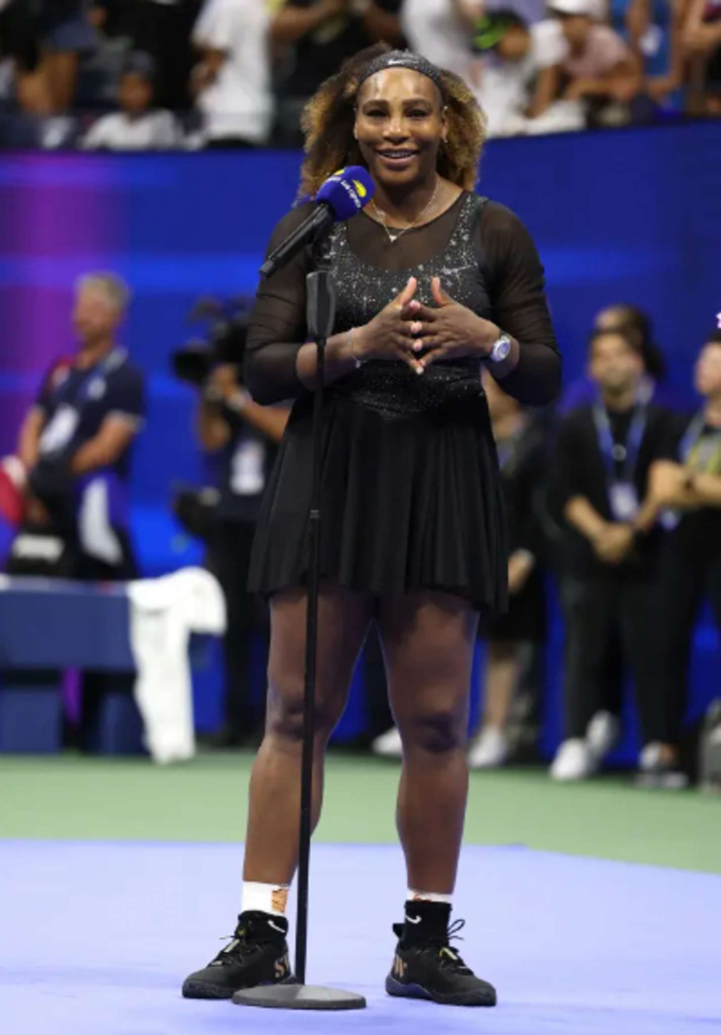 For her opening match of the 2022 US Open, Serena Williams wore a specially designed Nike outfit that was rich in significance