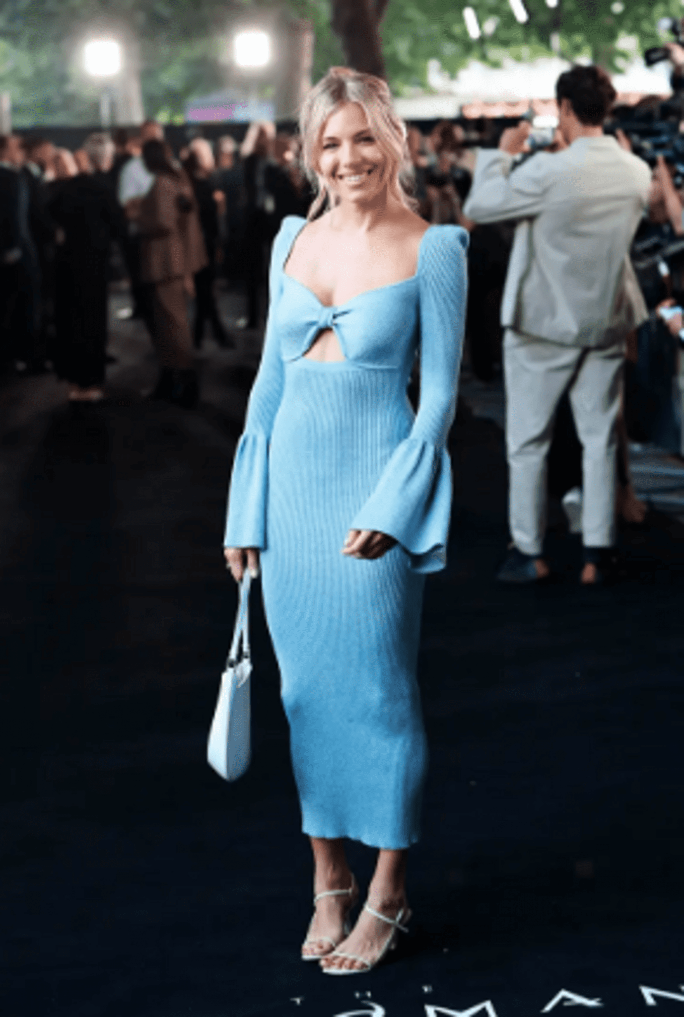 Cutout Dresses Continue To Be Popular. Sienna Miller Affirmed It