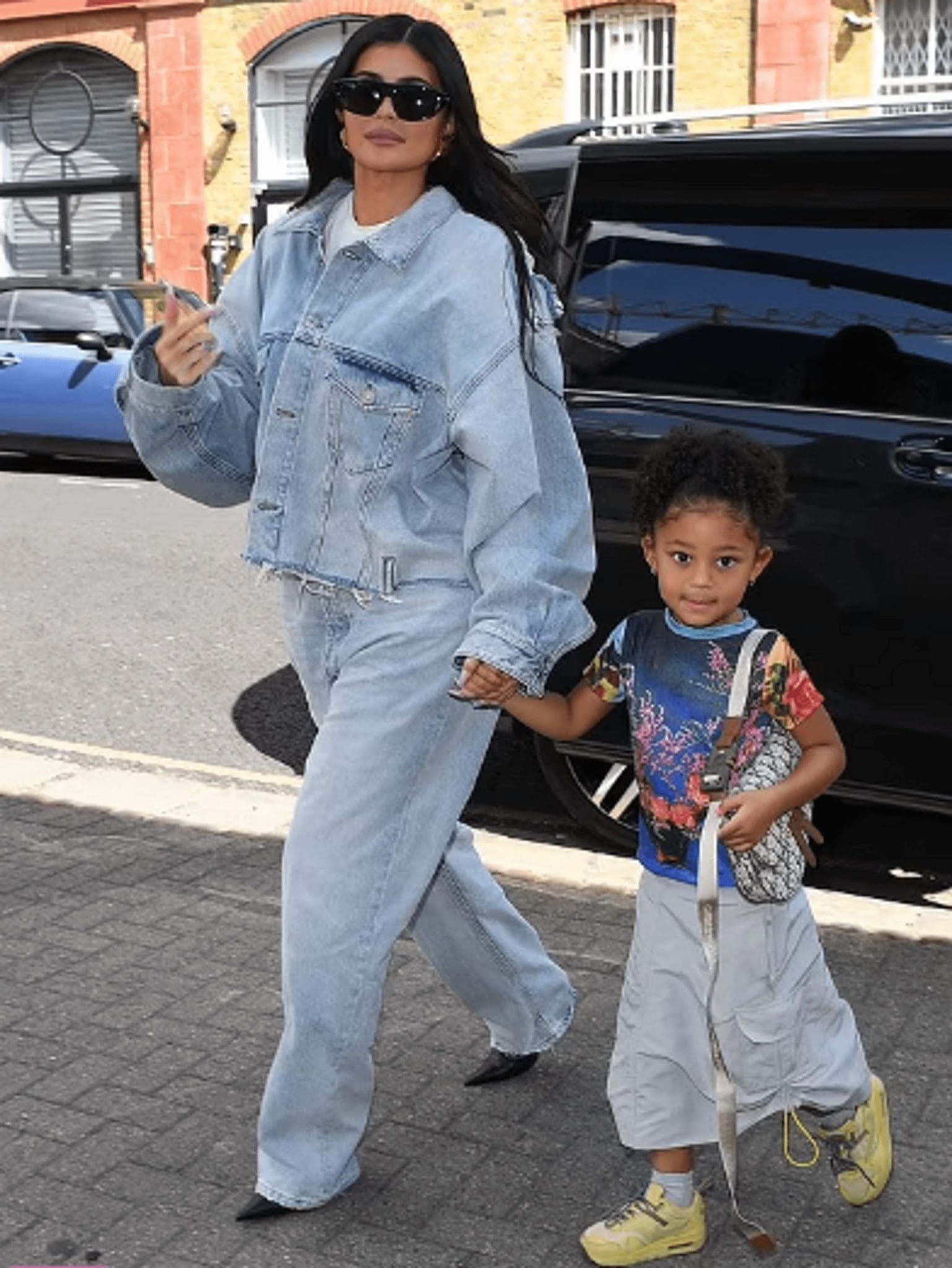 Stormi Webster Was Carrying A £2,600 Dior Bag When Kylie Jenner And Her Daughter Arrived At A London Studio