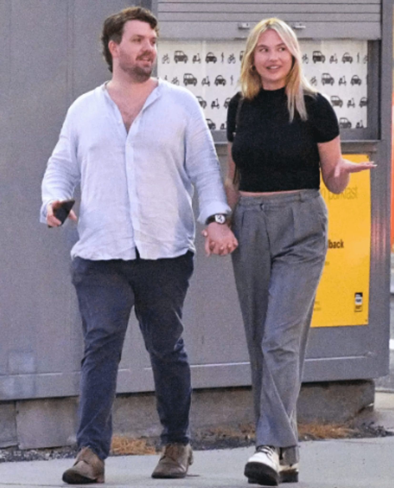 Model Sydney Ness And Taylor Swift's Brother Austin Swift Stroll Together In New York City